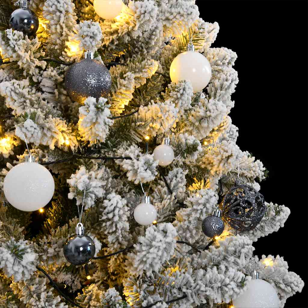 Plastgran med gångjärn 300 LEDs & kulor 300 cm