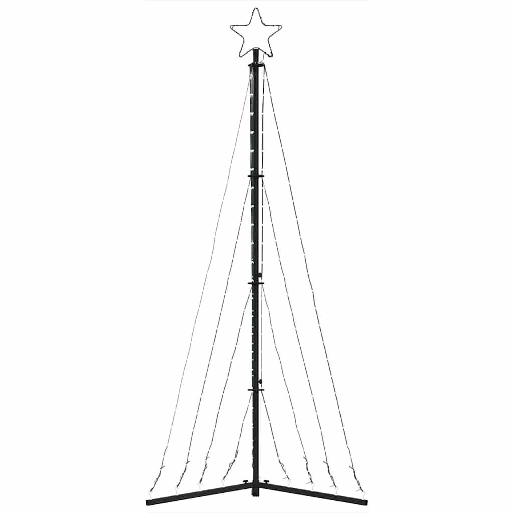 LED julgran 339 LEDs kallvit 180 cm