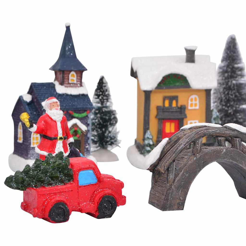 Julborddekoration 24 st Resin, plast Flerfärgsdesign