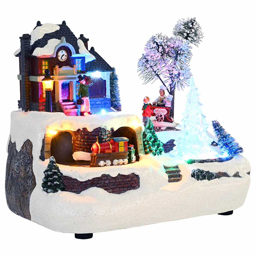 Julbord Flerfärgsdesign 23,5 x 16 x 18,5 cm Harts