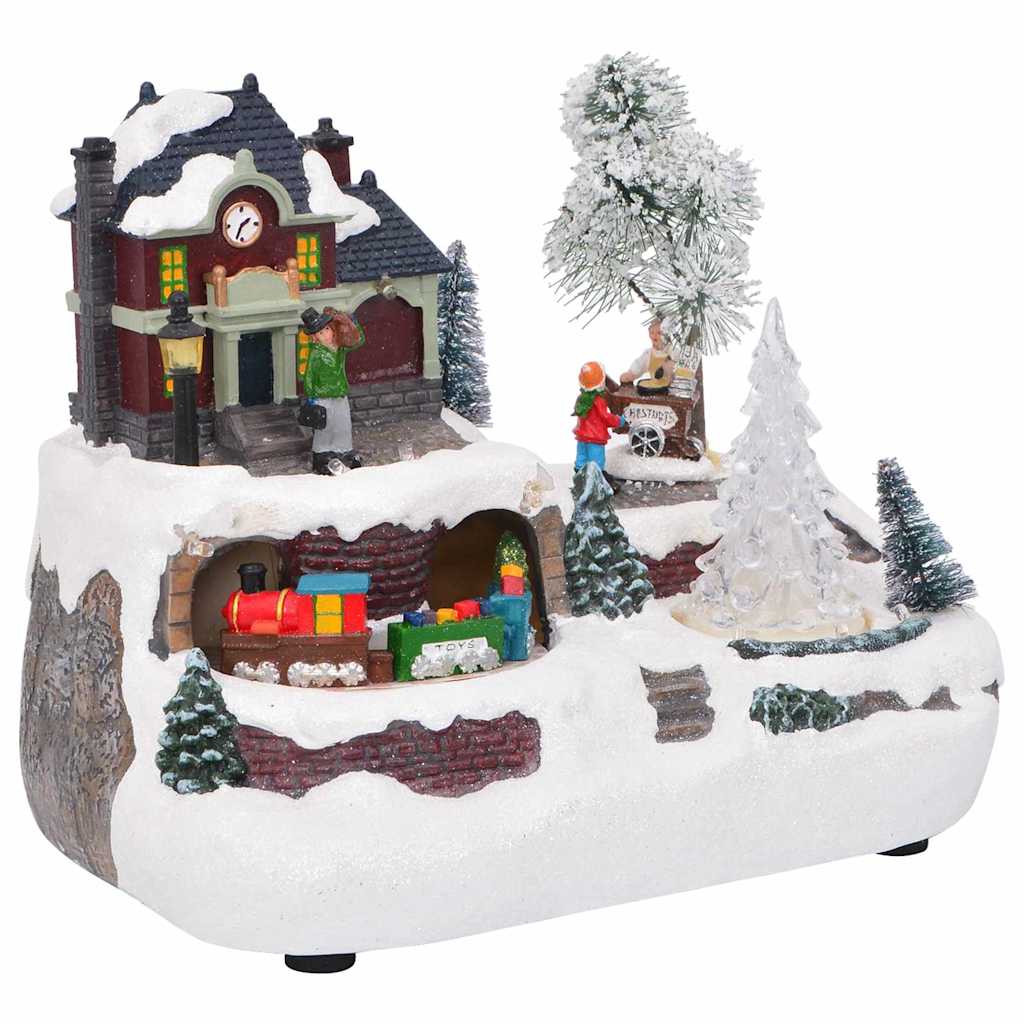 Julbord Flerfärgsdesign 23,5 x 16 x 18,5 cm Harts