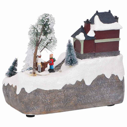 Julbord Flerfärgsdesign 23,5 x 16 x 18,5 cm Harts