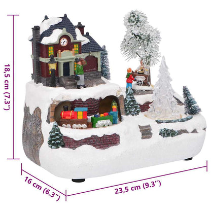 Julbord Flerfärgsdesign 23,5 x 16 x 18,5 cm Harts