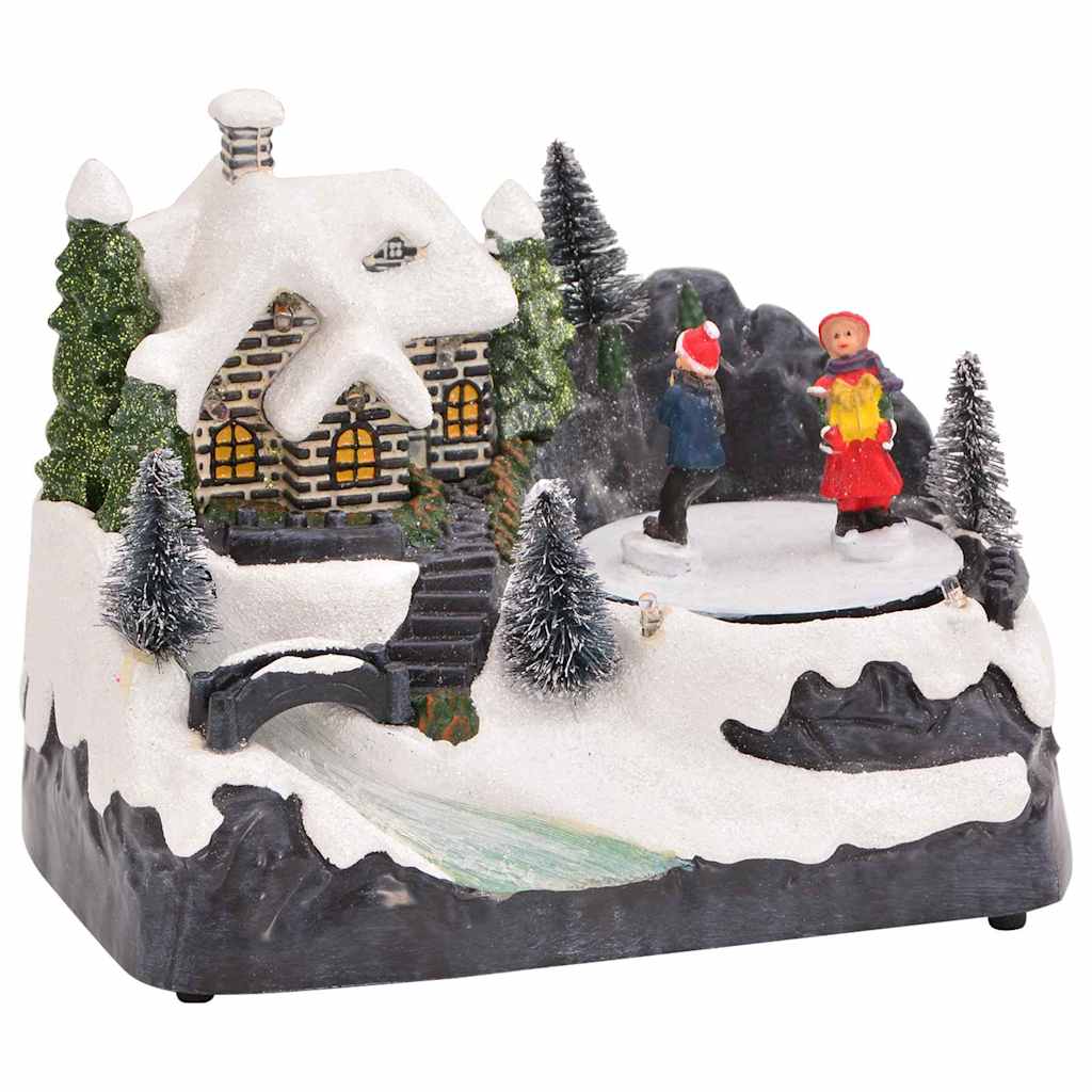 Mini julby 16 x 11,5 x 13 cm Plast Flerfärgsdesign