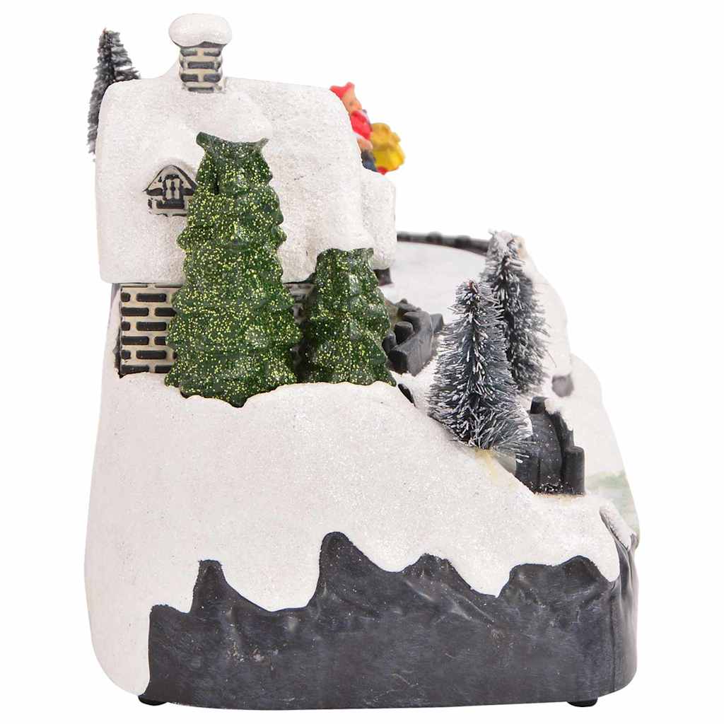 Mini julby 16 x 11,5 x 13 cm Plast Flerfärgsdesign