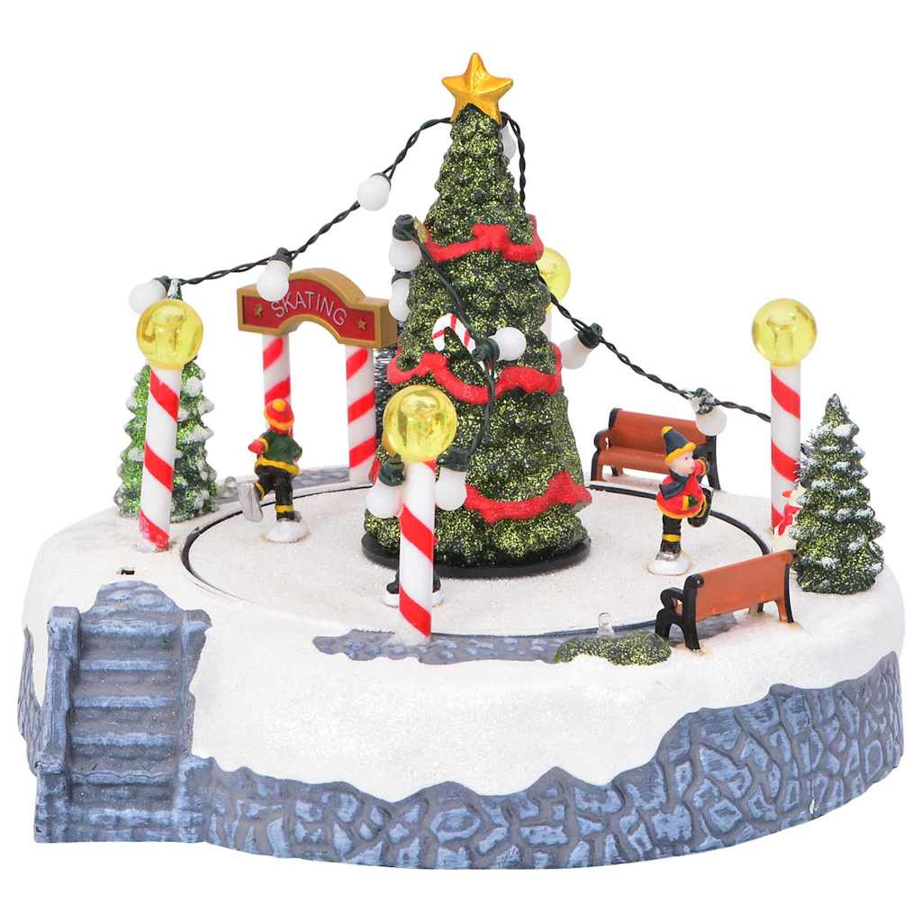 Julby dekoration 22 x 21,5 x 17 cm Plast Flerfärgsdesign