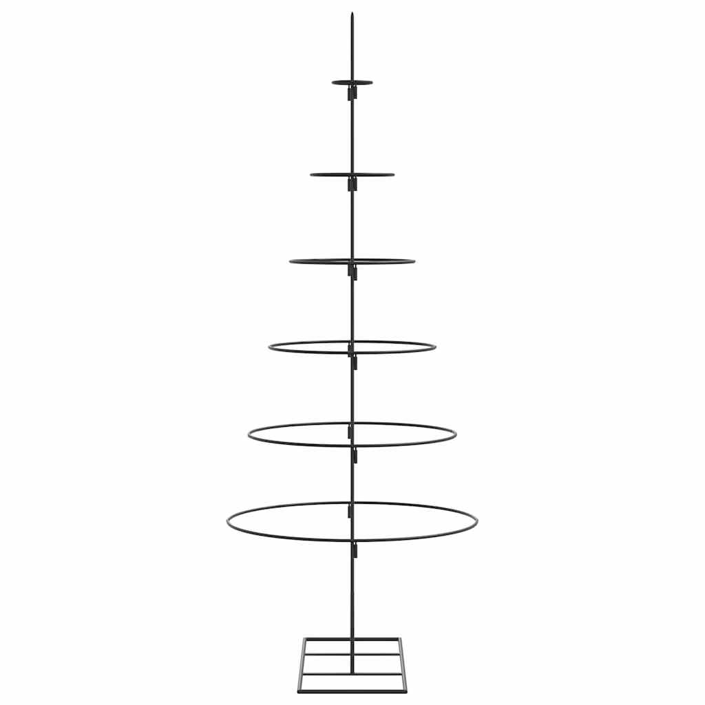 Julgran i metall svart 150 cm
