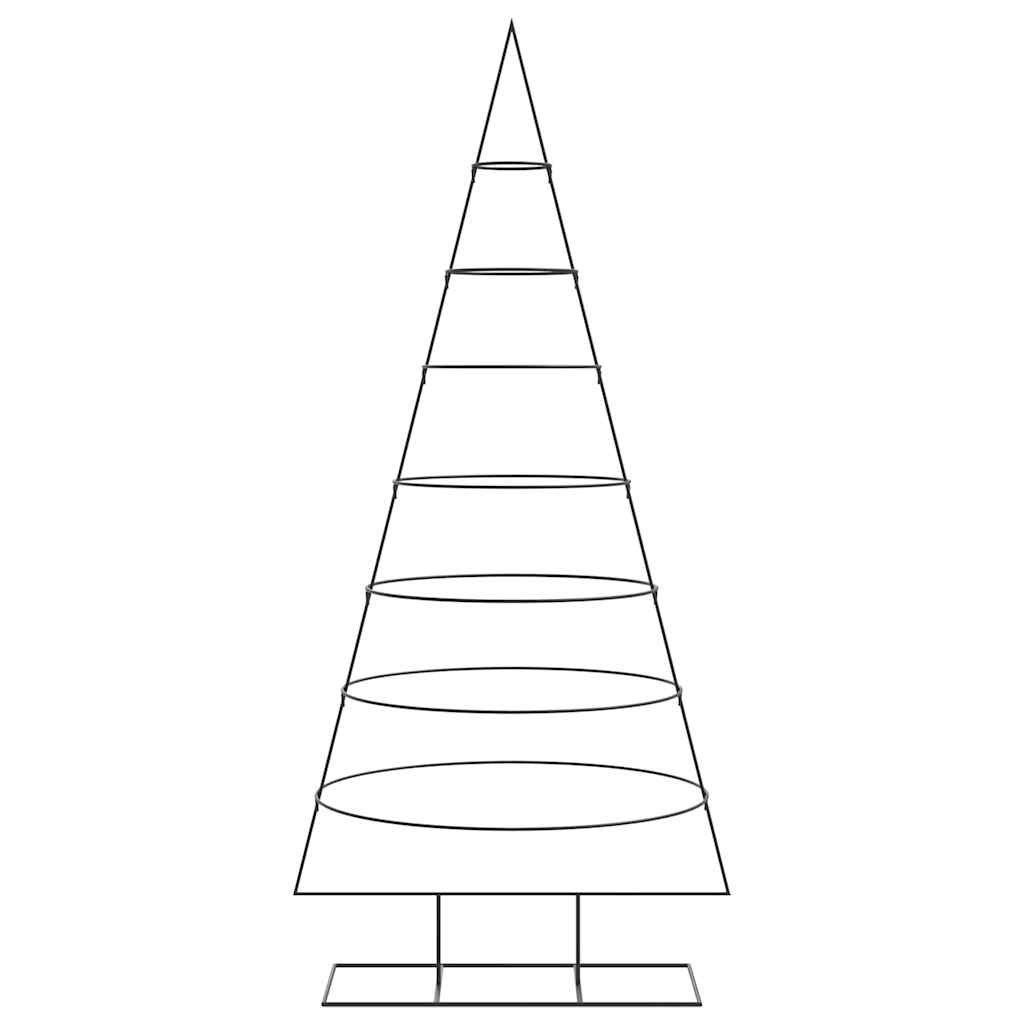 Julgran i metall svart 210 cm