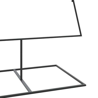 Julgran i metall svart 210 cm