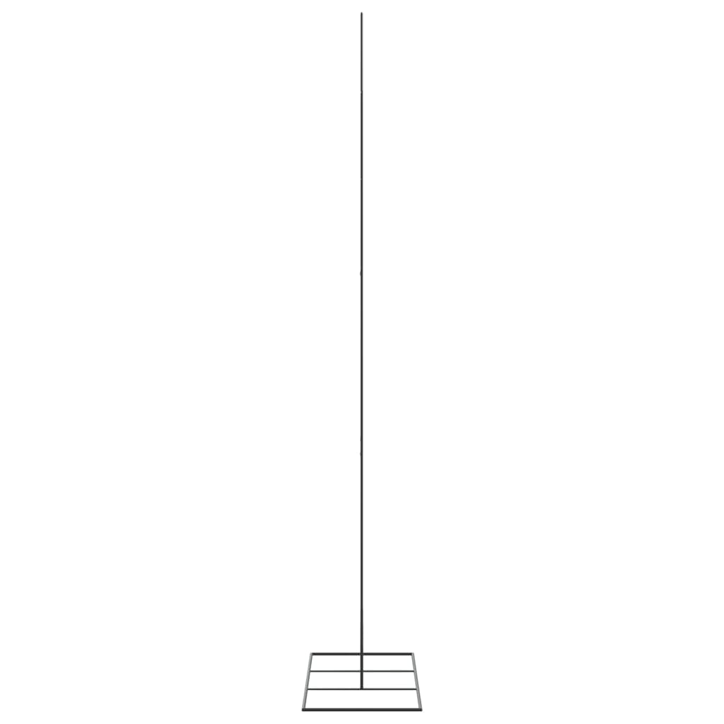 Julgran i metall svart 210 cm