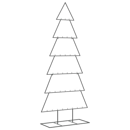Julgran i metall svart 210 cm