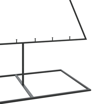 Julgran i metall svart 210 cm