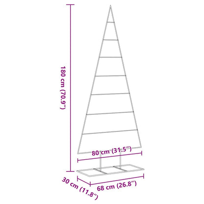 Julgran i metall svart 180 cm