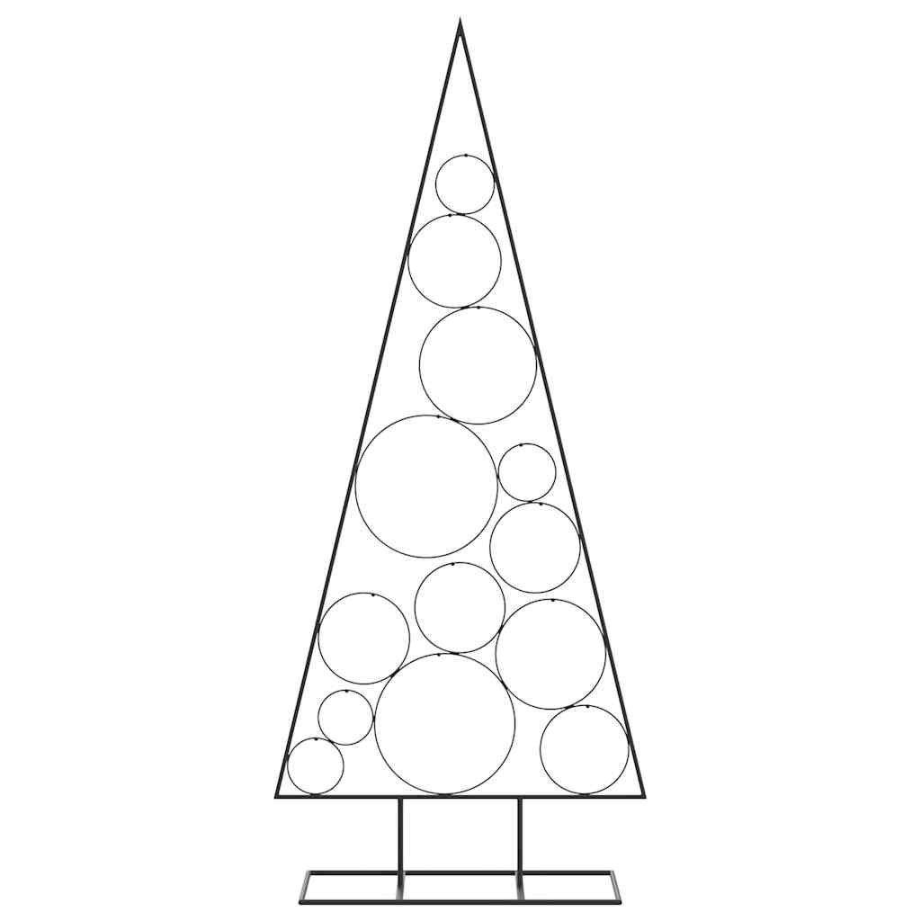 Julgran i metall svart 150 cm