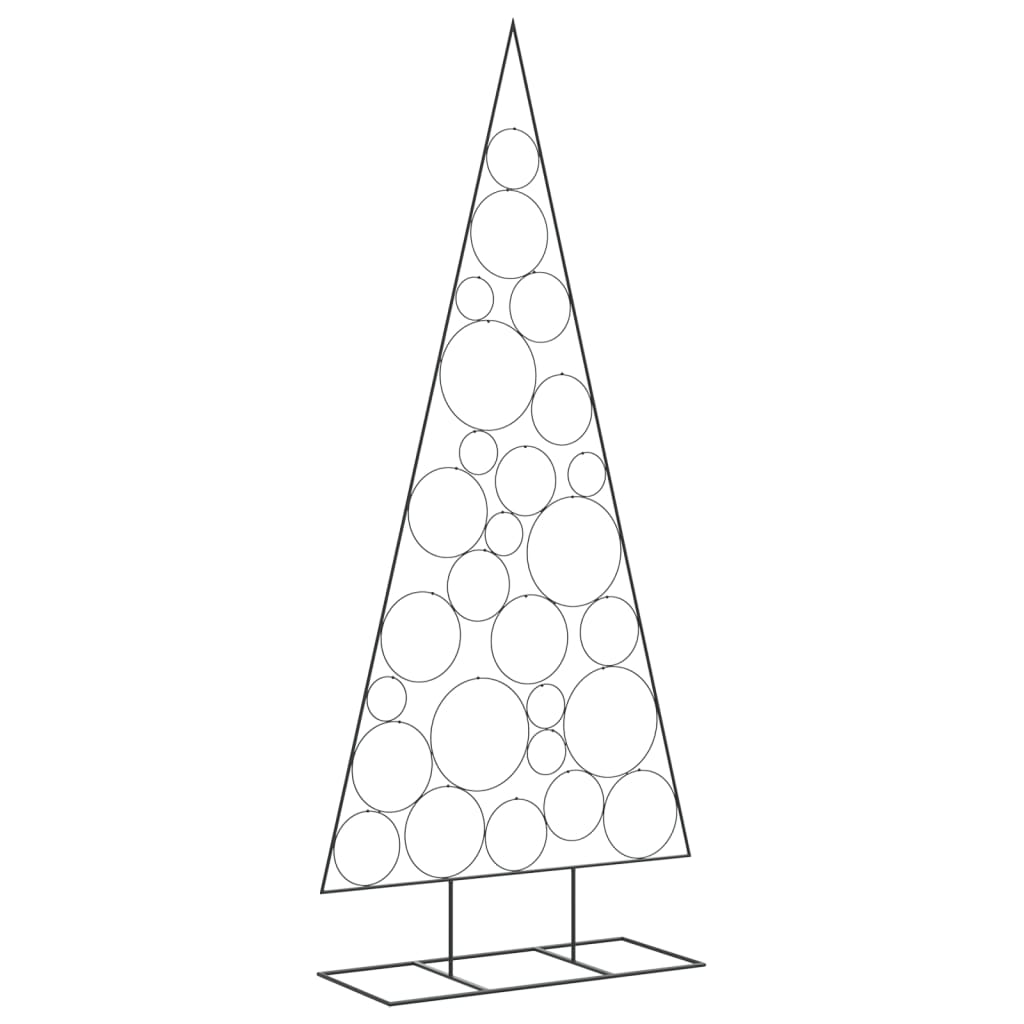 Julgran i metall svart 210 cm