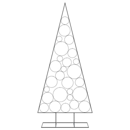 Julgran i metall svart 210 cm