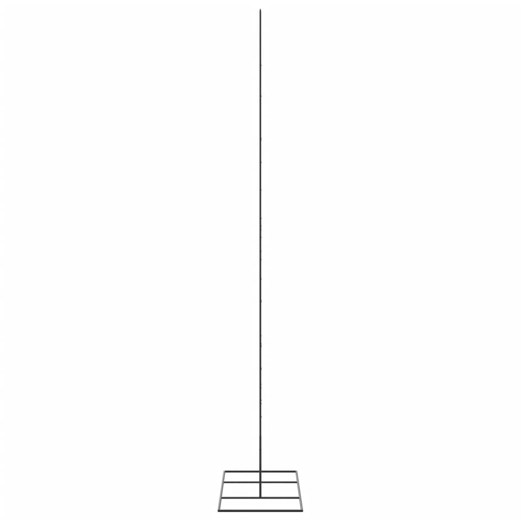 Julgran i metall svart 210 cm