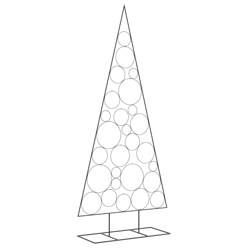 Julgran i metall svart 210 cm