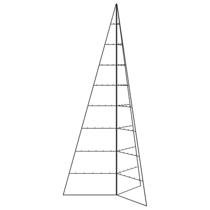 Julgran i metall svart 210 cm