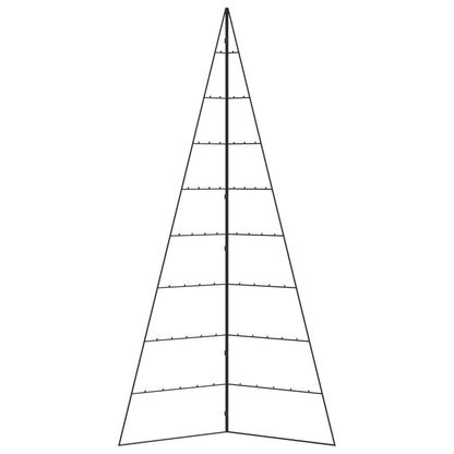 Julgran i metall svart 210 cm