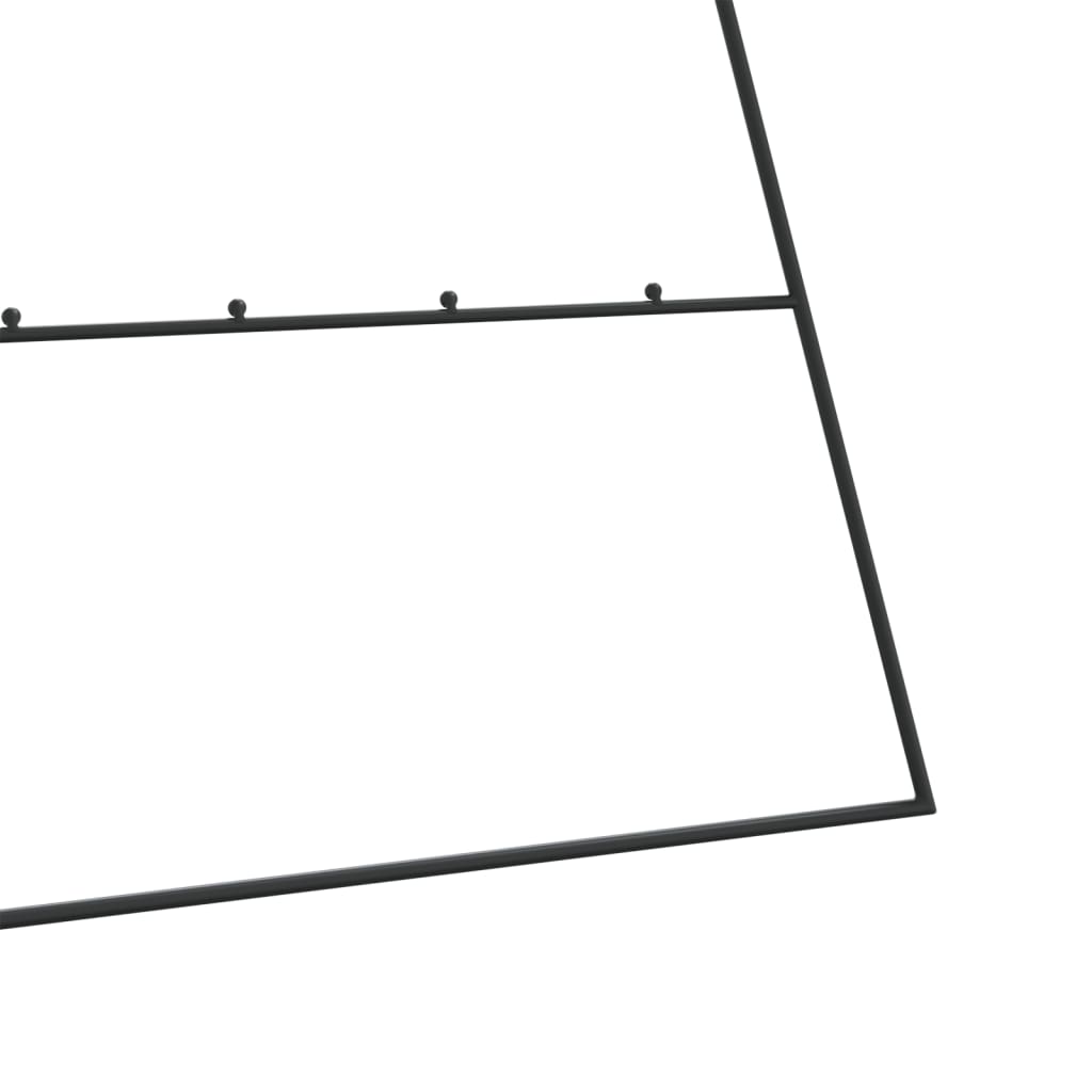 Julgran i metall svart 210 cm