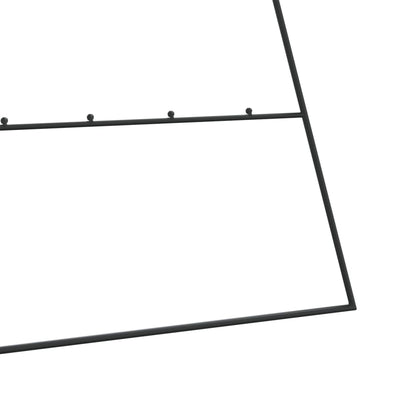 Julgran i metall svart 210 cm
