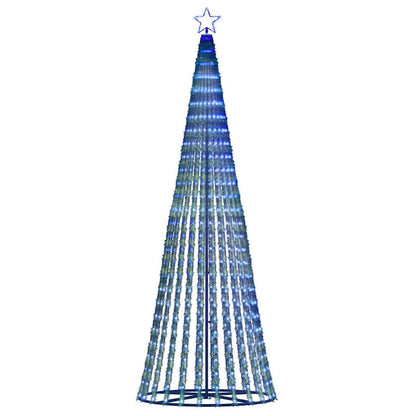 LED julgran 475 LEDs blå 247 cm