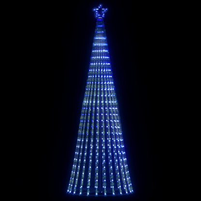 LED julgran 475 LEDs blå 247 cm