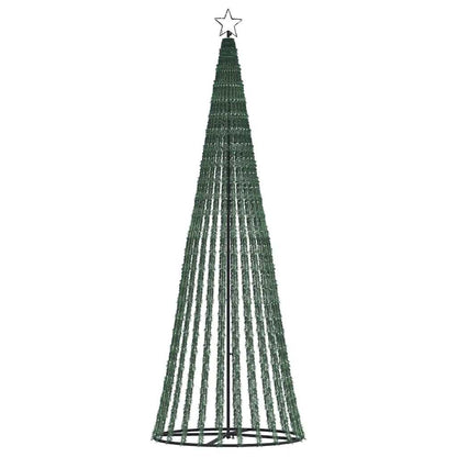 LED julgran 475 LEDs flerfärgad 247 cm