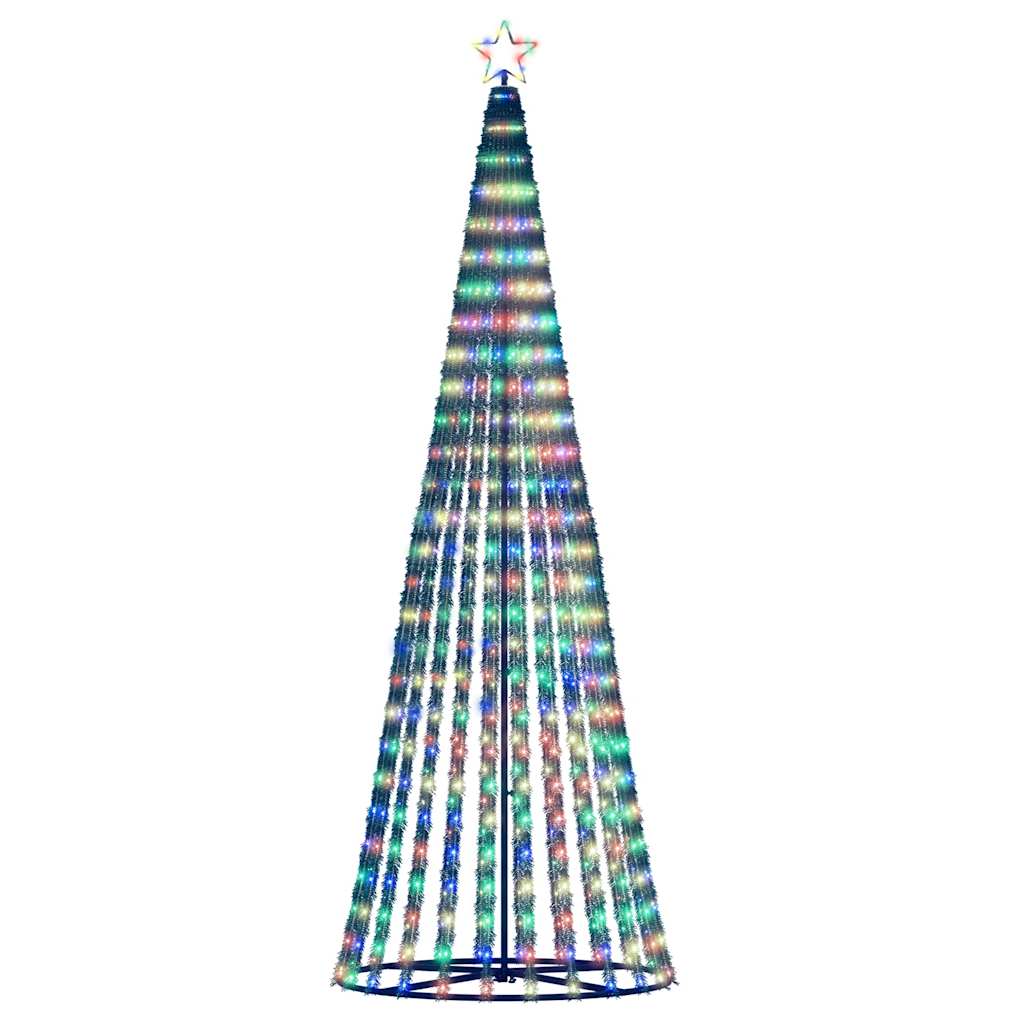 LED julgran 475 LEDs flerfärgad 247 cm