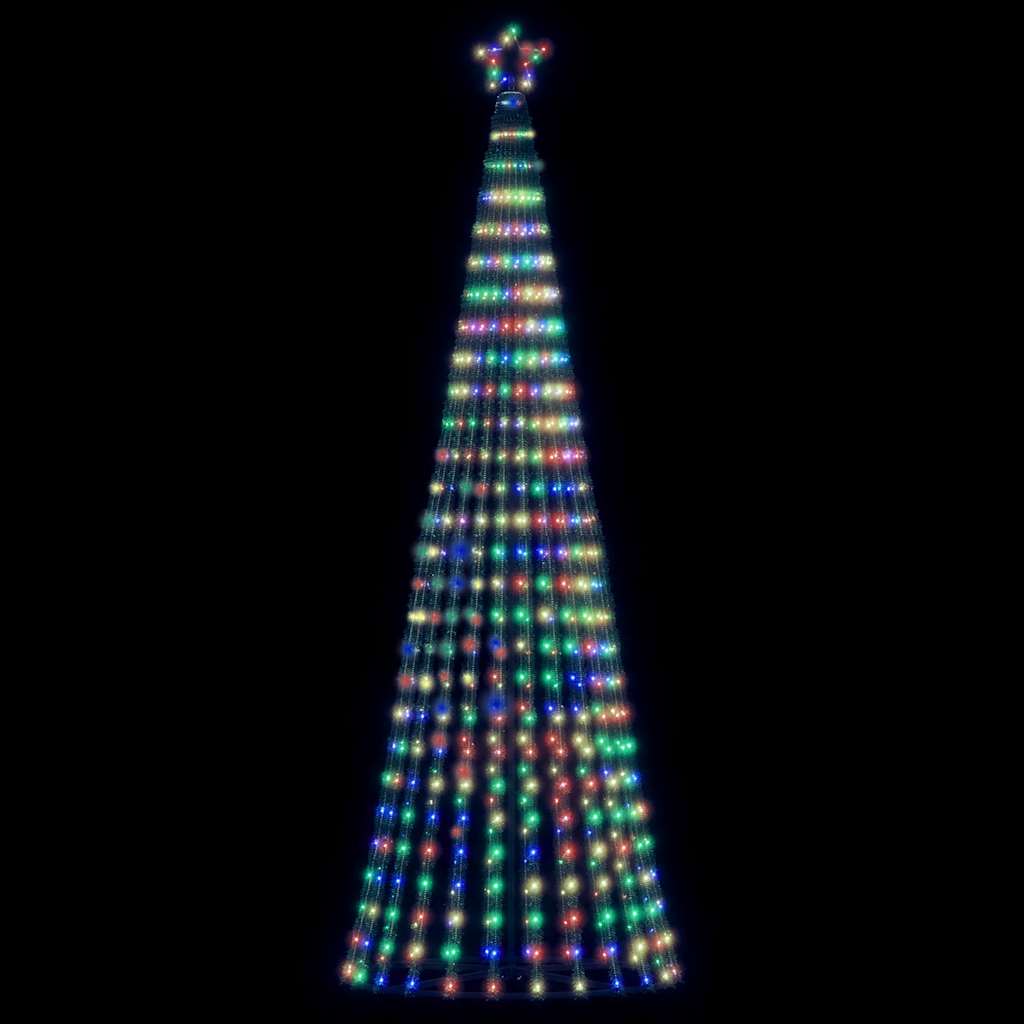 LED julgran 475 LEDs flerfärgad 247 cm