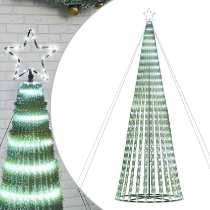 LED julgran 1028 LED kallvit 403 cm