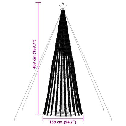 LED julgran 1028 LED blå 403 cm