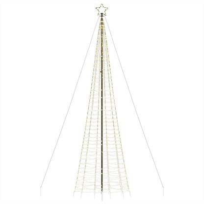 LED julgran med spikar 1534 LED varmvit 500 cm