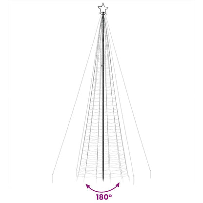 LED julgran med spikar 1534 LED varmvit 500 cm