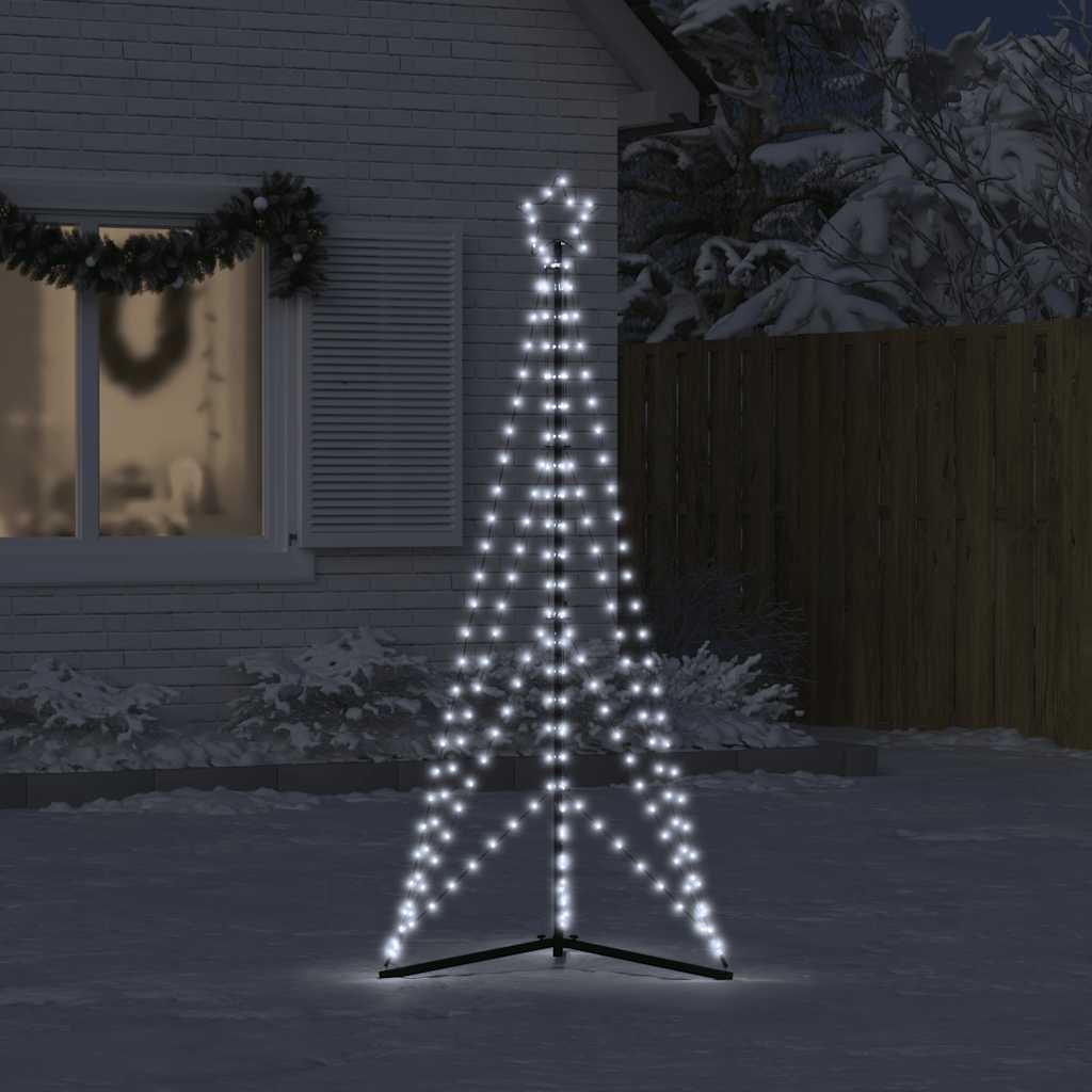 LED julgran 363 LEDs kallvit 182 cm