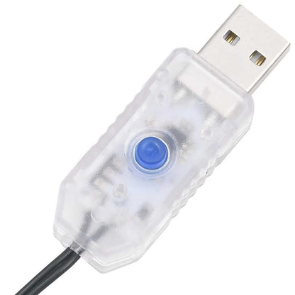 LED julgran 363 LEDs kallvit 182 cm