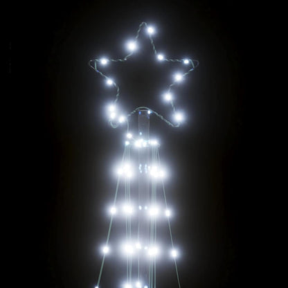 LED julgran 363 LEDs kallvit 182 cm