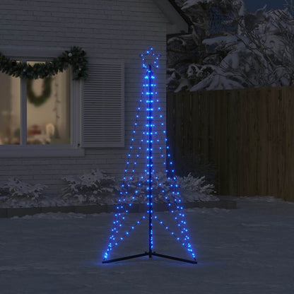 LED julgran 363 LEDs blå 182 cm
