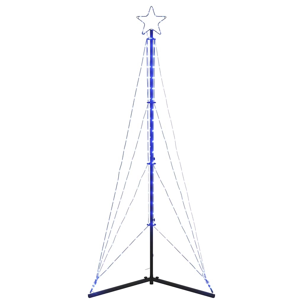 LED julgran 363 LEDs blå 182 cm