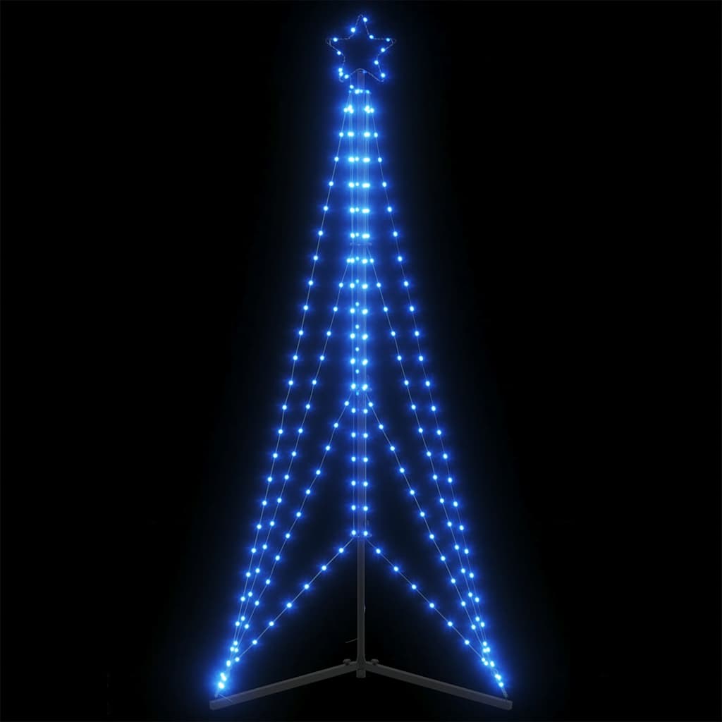 LED julgran 363 LEDs blå 182 cm