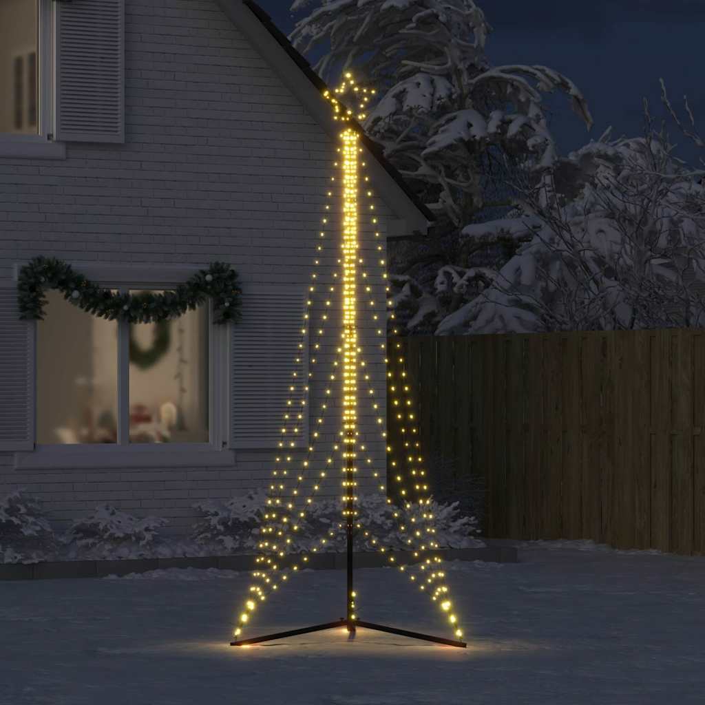 LED julgran 525 LEDs varmvit 302 cm