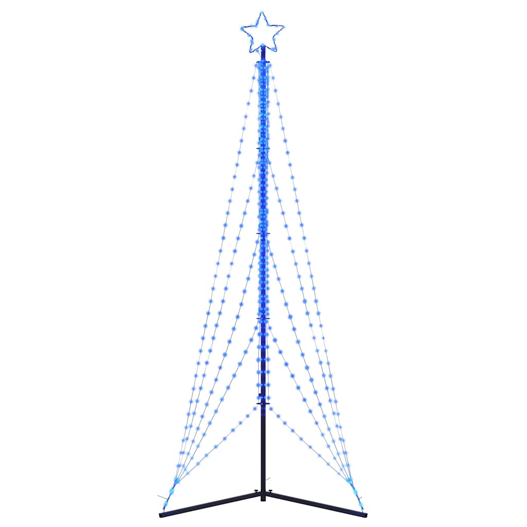 LED julgran 525 LEDs blå 302 cm