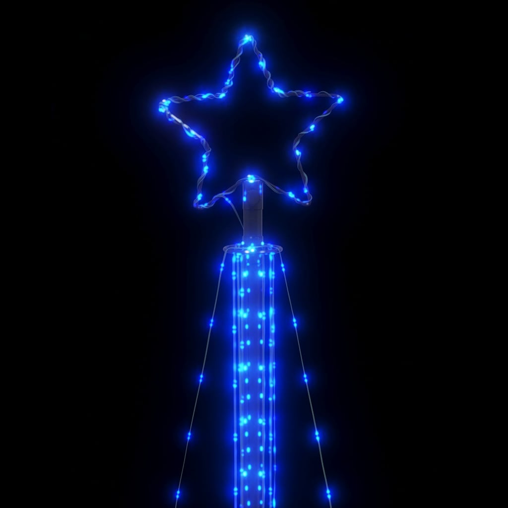 LED julgran 525 LEDs blå 302 cm