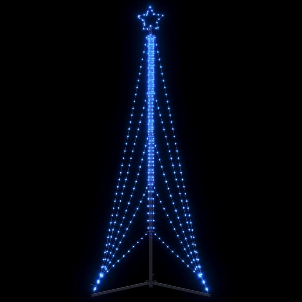 LED julgran 525 LEDs blå 302 cm