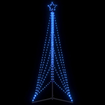 LED julgran 525 LEDs blå 302 cm