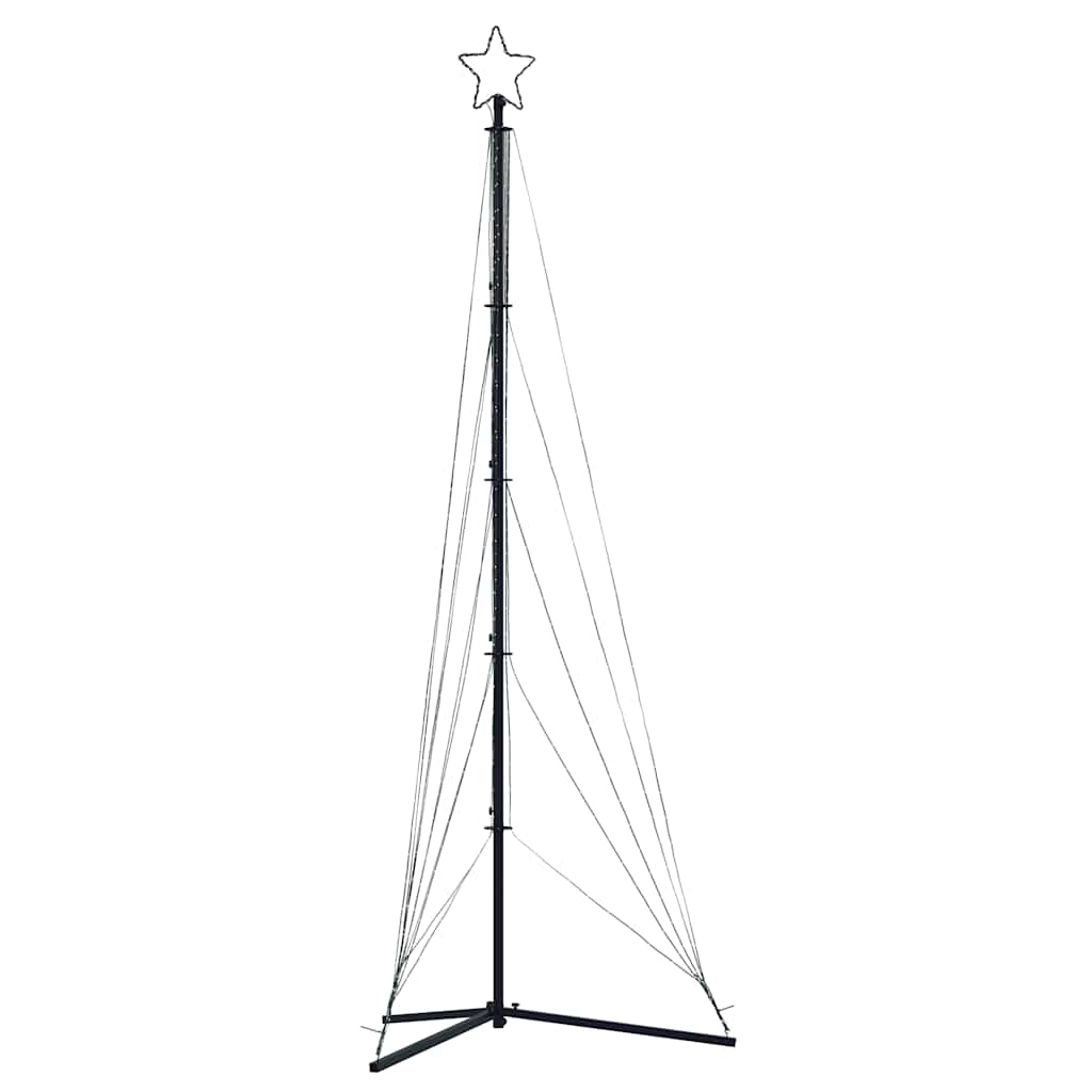 LED julgran 525 LEDs flerfärgad 302 cm