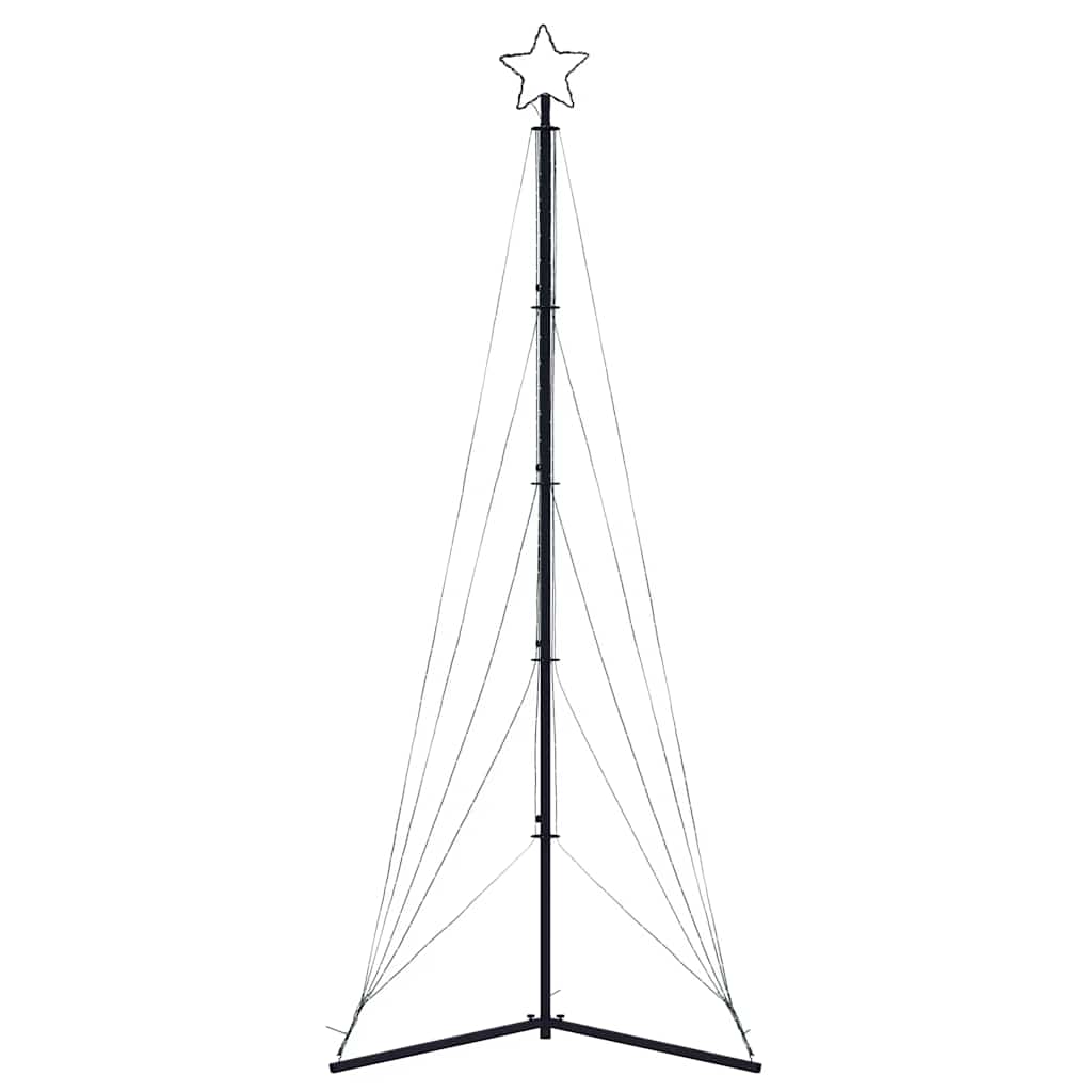 LED julgran 525 LEDs flerfärgad 302 cm