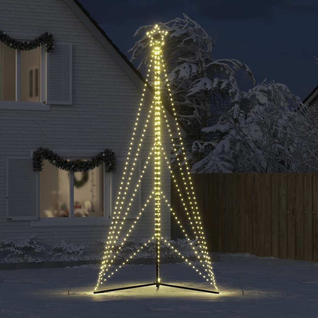 LED julgran 615 LEDs varmvit 404,5 cm