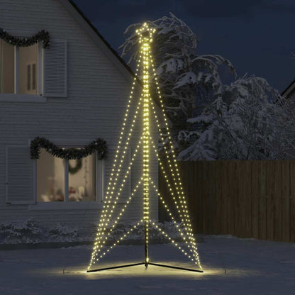 LED julgran 615 LEDs varmvit 404,5 cm
